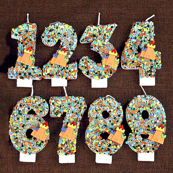 Candle Supplies Usa - Candles for Birthday Cake Building Blocks
