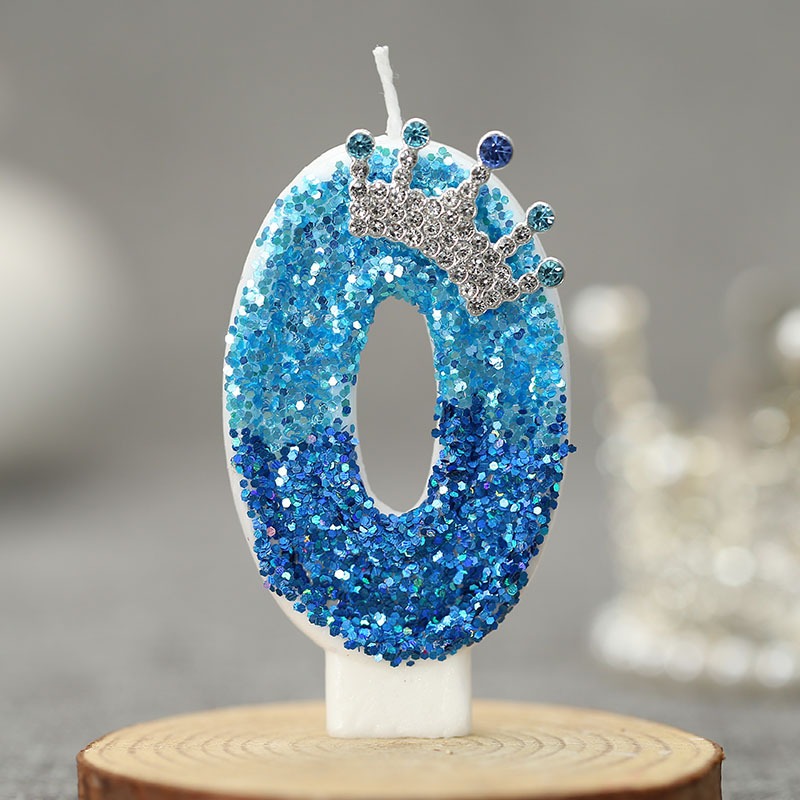 Creative Peacock Blue Crown Di - Candle Supplies Usa 评论和价格