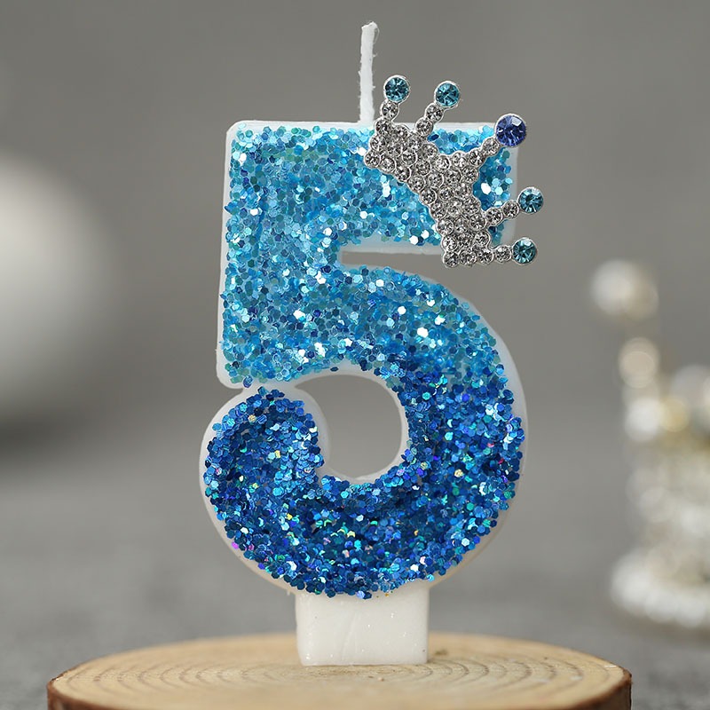 Creative Peacock Blue Crown Di - Candle Supplies Usa 评论和价格