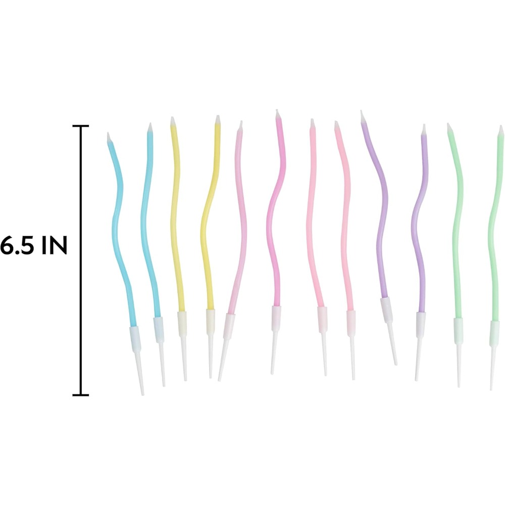 Rainbow Spiral Birthday Cake C - Candle Supplies Usa 评论和价格