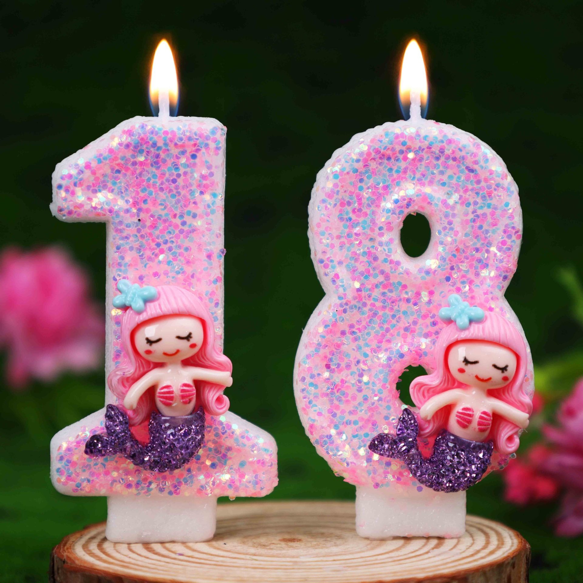 Creative Pink Mermaid 0-9 Digi - Candle Supplies Usa 评论和价格