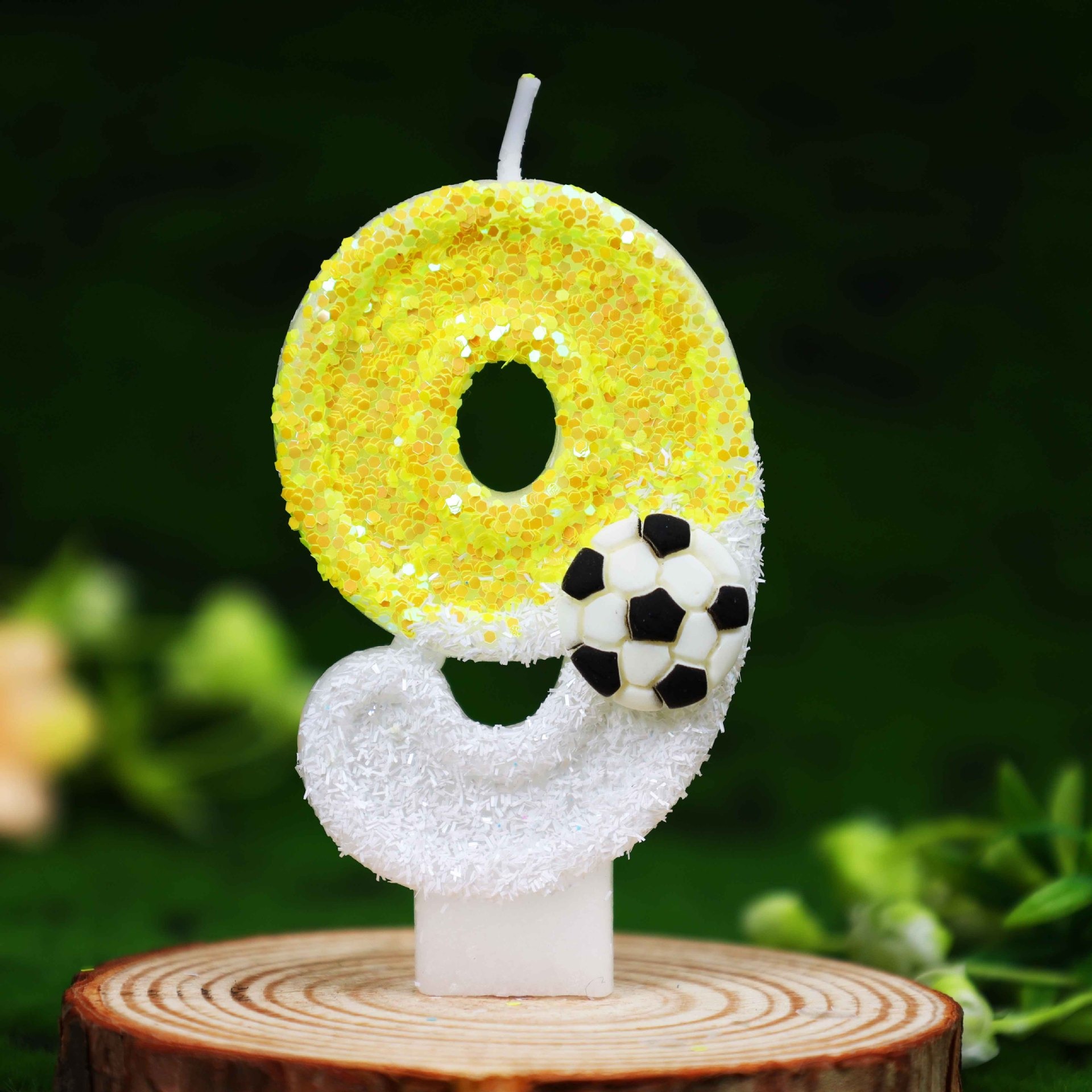 Yellow White Sequins Sports Fo - Candle Supplies Usa 评论和价格