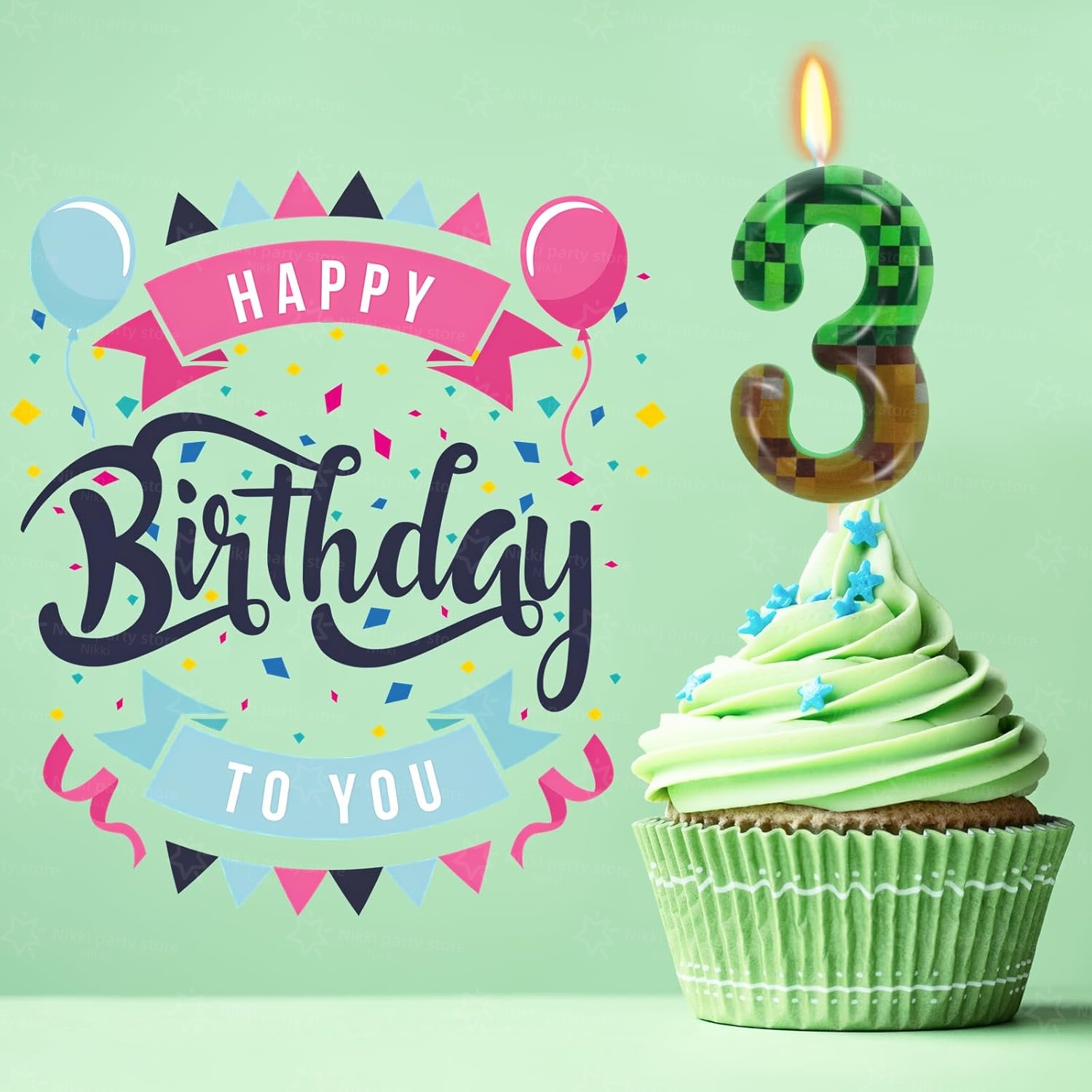 Miner Birthday Candles Birthda - Candle Supplies Video 评论和价格