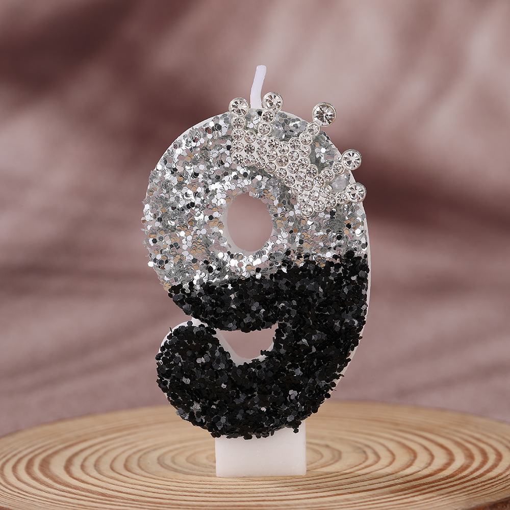 Black Silver Gradient Crown Ha - Candle Supplies Usa 评论和价格
