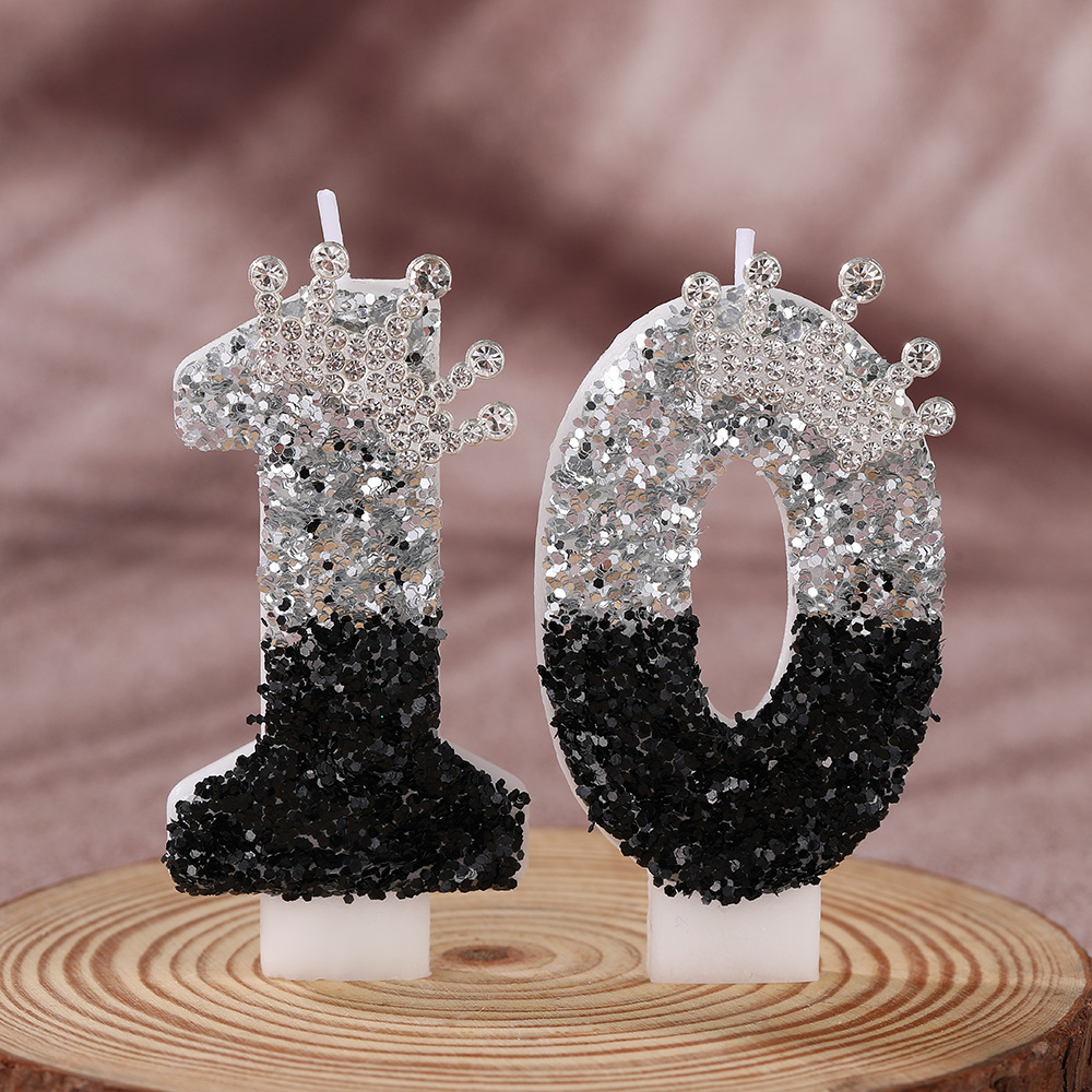 Black Silver Gradient Crown Ha - Candle Supplies Usa 评论和价格